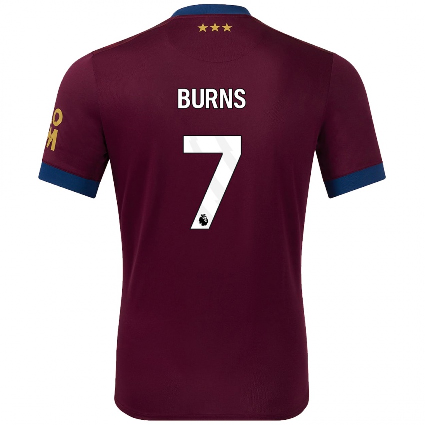 Niño Camiseta Wes Burns #7 Marrón 2ª Equipación 2024/25 La Camisa