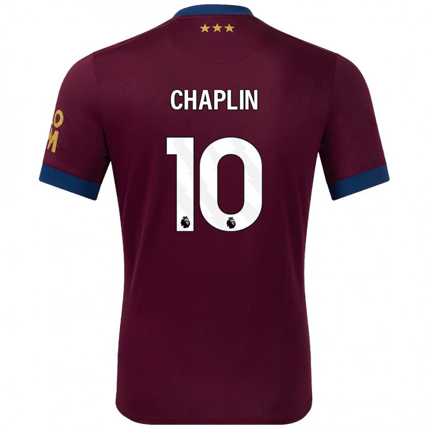 Niño Camiseta Conor Chaplin #10 Marrón 2ª Equipación 2024/25 La Camisa