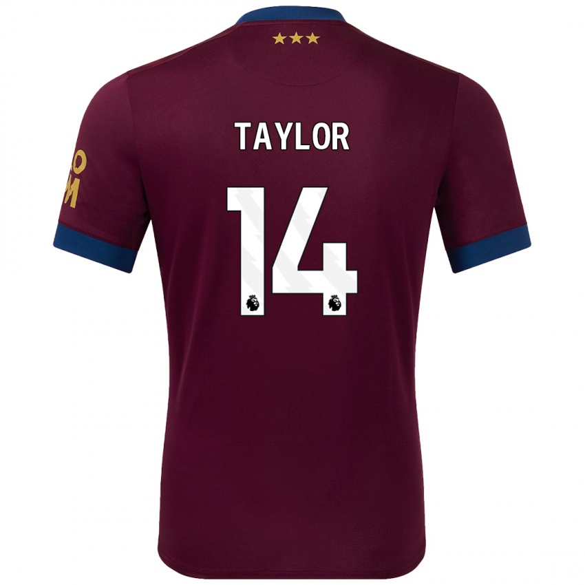 Niño Camiseta Jack Taylor #14 Marrón 2ª Equipación 2024/25 La Camisa