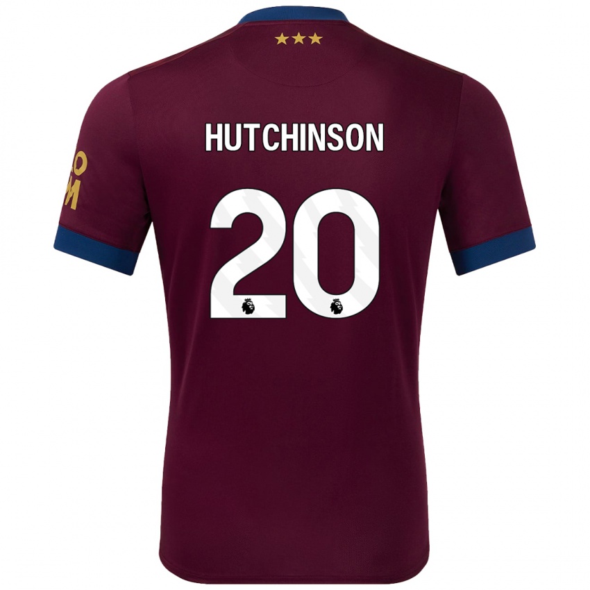 Niño Camiseta Omari Hutchinson #20 Marrón 2ª Equipación 2024/25 La Camisa