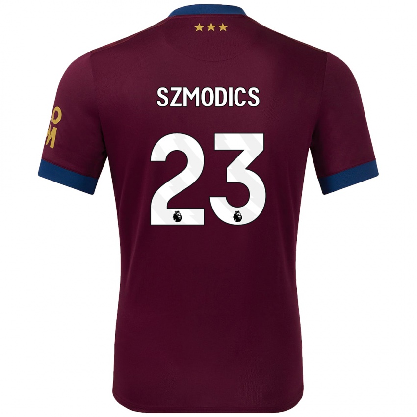 Niño Camiseta Sammie Szmodics #23 Marrón 2ª Equipación 2024/25 La Camisa