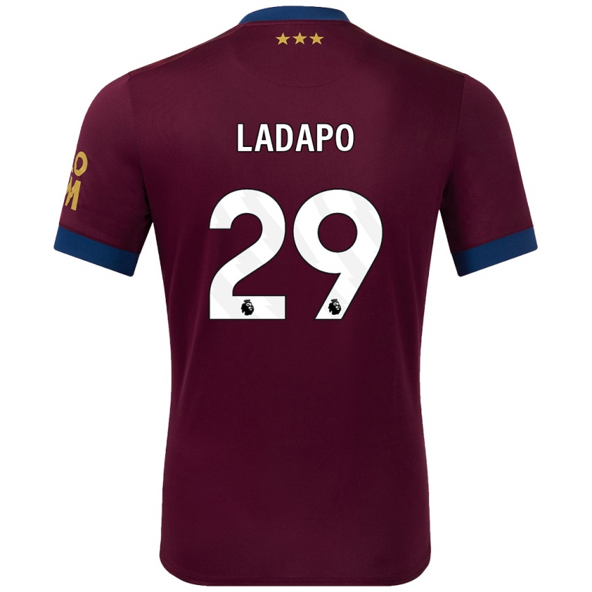 Niño Camiseta Freddie Ladapo #29 Marrón 2ª Equipación 2024/25 La Camisa