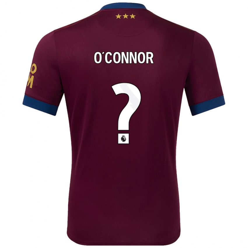 Niño Camiseta Daniel O'connor #0 Marrón 2ª Equipación 2024/25 La Camisa