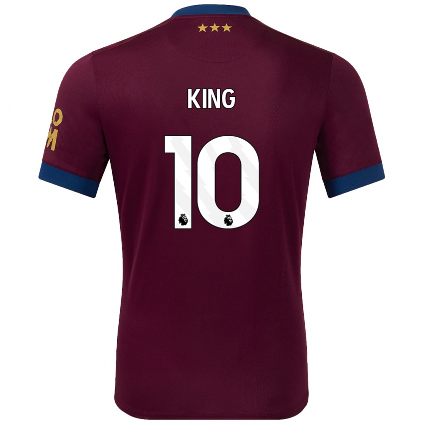 Niño Camiseta Eloise King #10 Marrón 2ª Equipación 2024/25 La Camisa