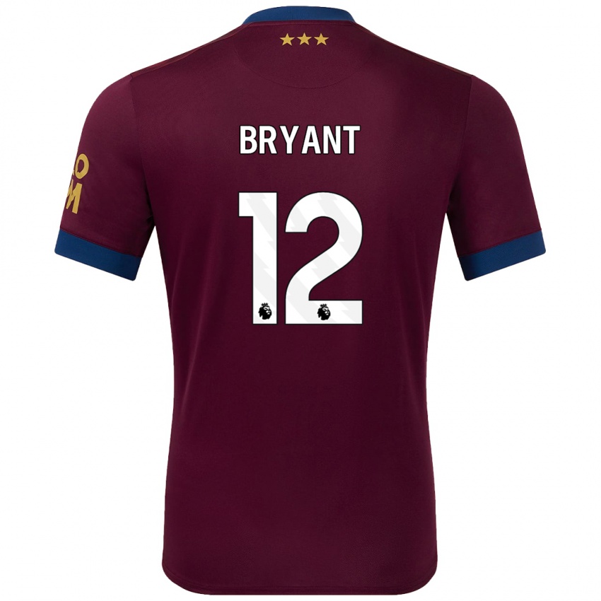 Niño Camiseta Issy Bryant #12 Marrón 2ª Equipación 2024/25 La Camisa