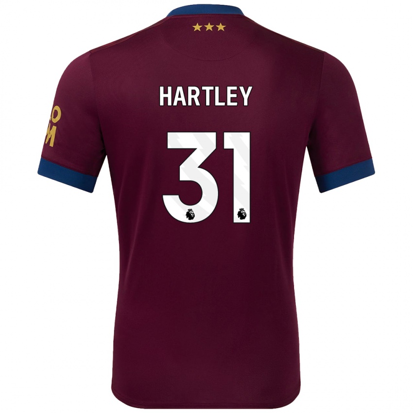 Niño Camiseta Laura Hartley #31 Marrón 2ª Equipación 2024/25 La Camisa