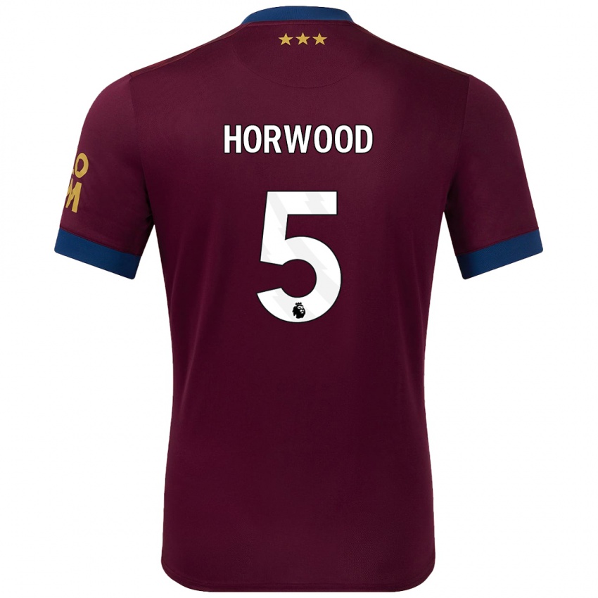 Niño Camiseta Bonnie Horwood #5 Marrón 2ª Equipación 2024/25 La Camisa