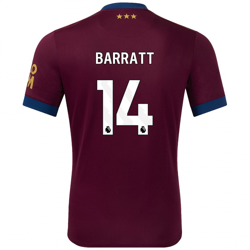 Niño Camiseta Zoe Barratt #14 Marrón 2ª Equipación 2024/25 La Camisa