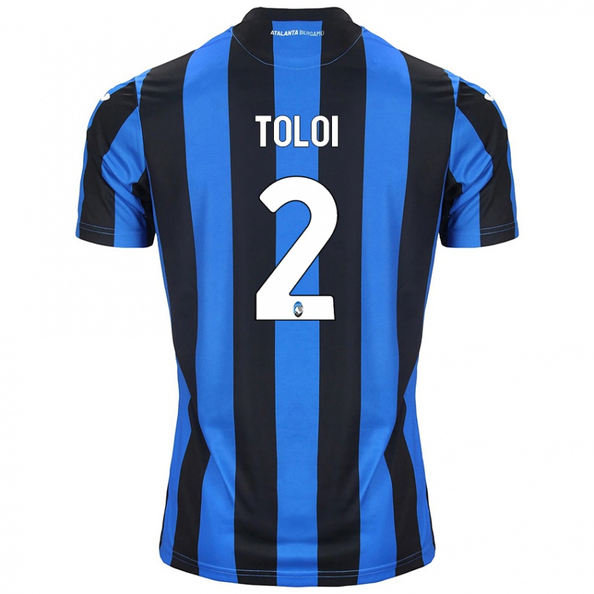 Hombre Camiseta Rafael Toloi #2 Azul Negro 1ª Equipación 2024/25 La Camisa