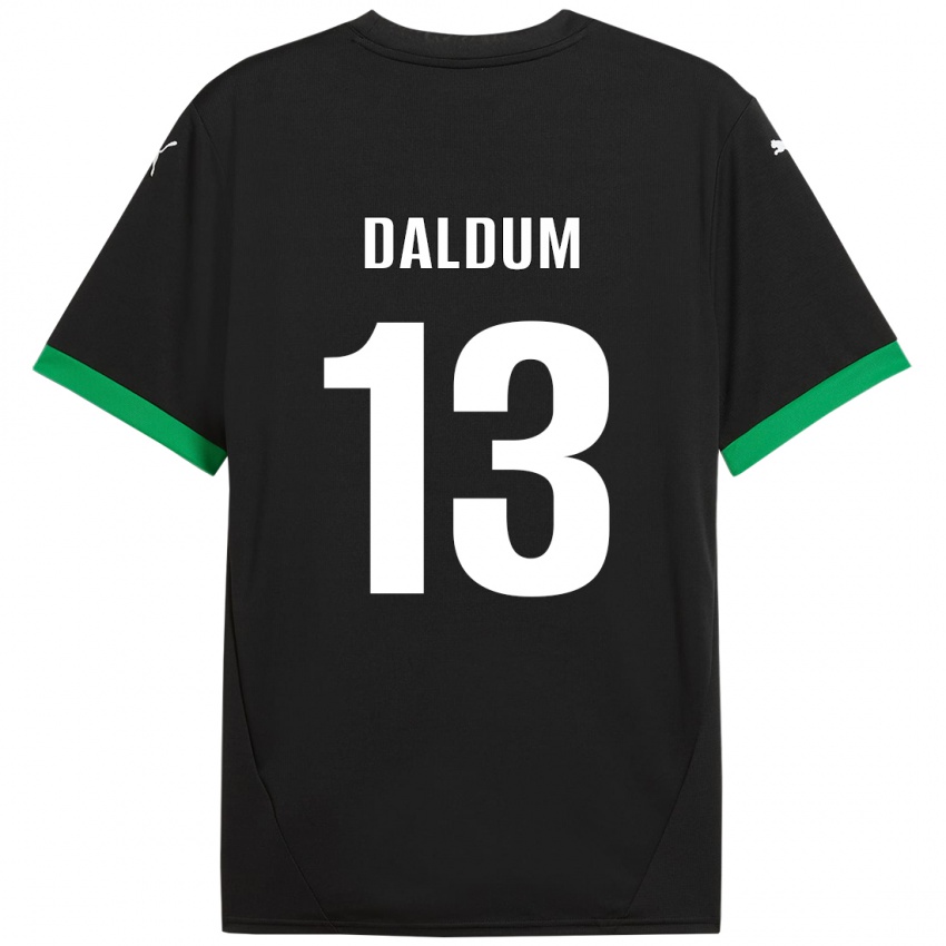 Hombre Camiseta Sonosi Daldum #13 Negro Verde Oscuro 1ª Equipación 2024/25 La Camisa