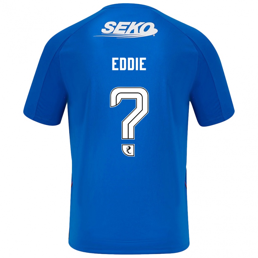 Hombre Camiseta Leah Eddie #0 Azul Oscuro 1ª Equipación 2024/25 La Camisa