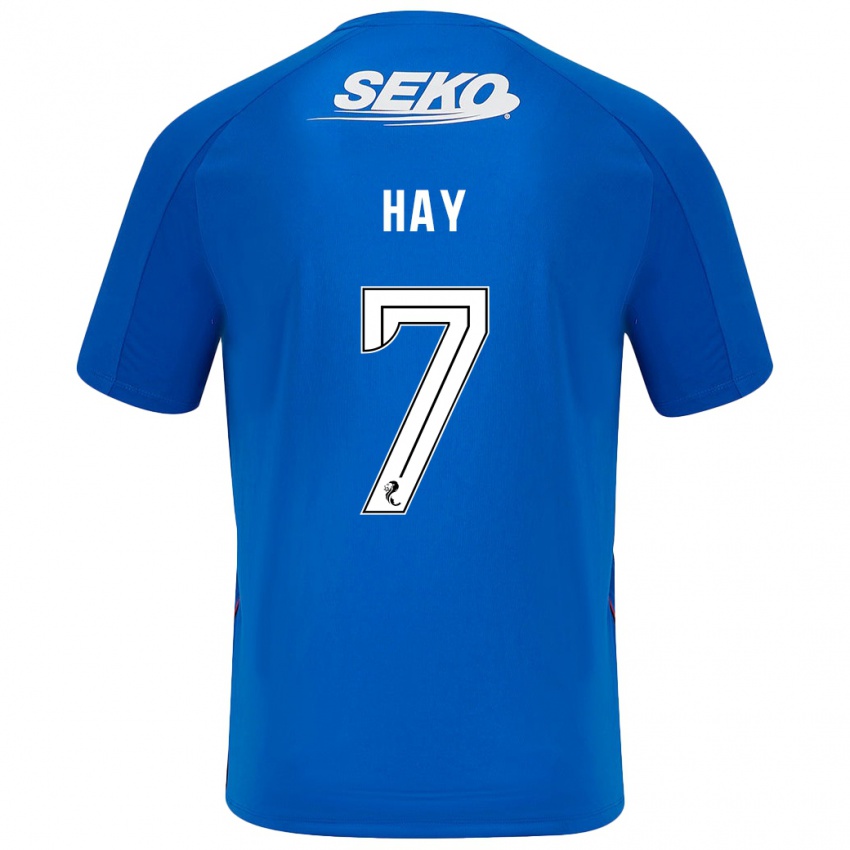 Hombre Camiseta Brogan Hay #7 Azul Oscuro 1ª Equipación 2024/25 La Camisa