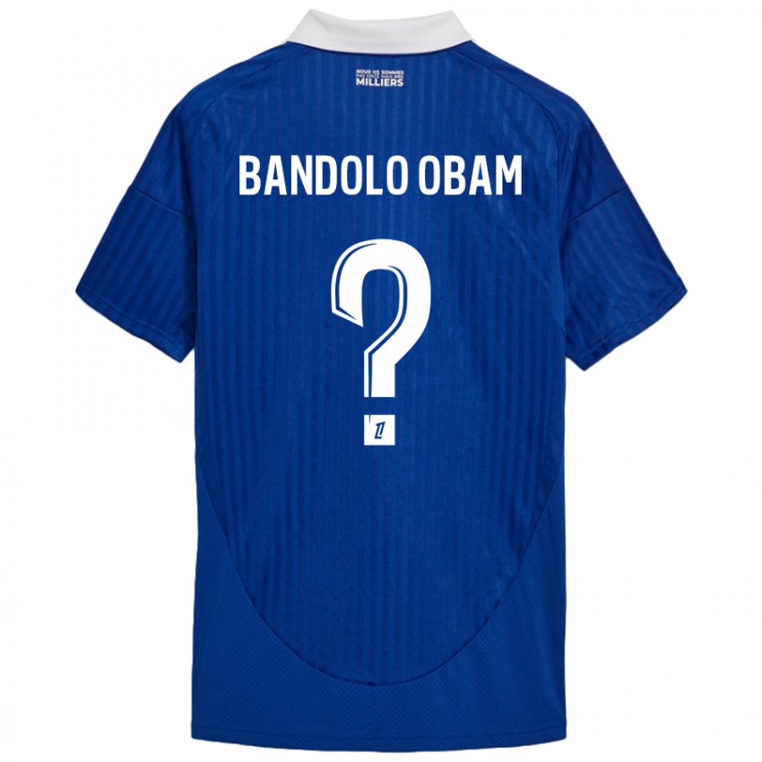 Hombre Camiseta Randy Bandolo Obam #0 Azul Blanco 1ª Equipación 2024/25 La Camisa