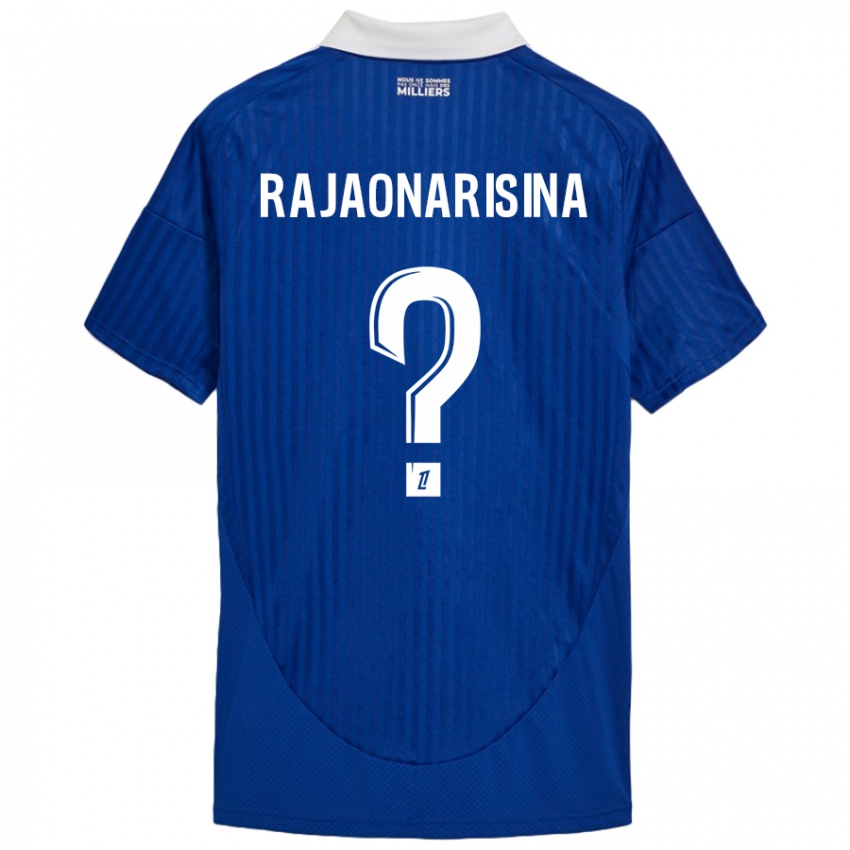 Hombre Camiseta Noah Rajaonarisina #0 Azul Blanco 1ª Equipación 2024/25 La Camisa