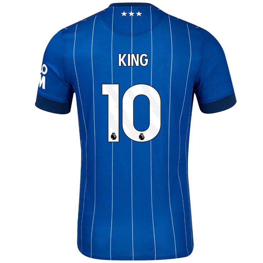 Hombre Camiseta Eloise King #10 Azul Marino 1ª Equipación 2024/25 La Camisa