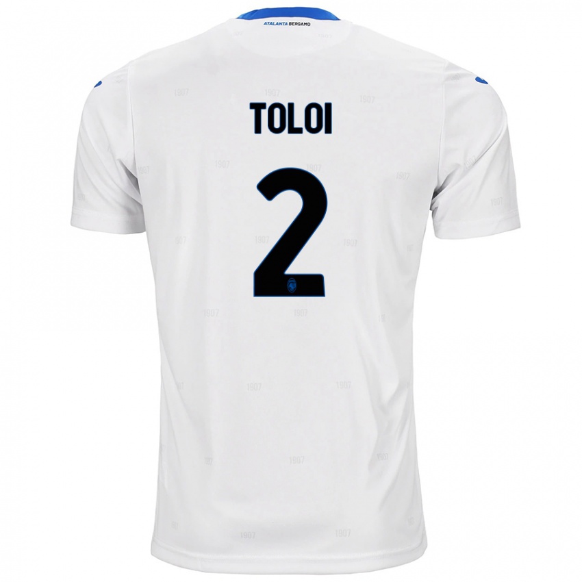 Hombre Camiseta Rafael Toloi #2 Blanco 2ª Equipación 2024/25 La Camisa