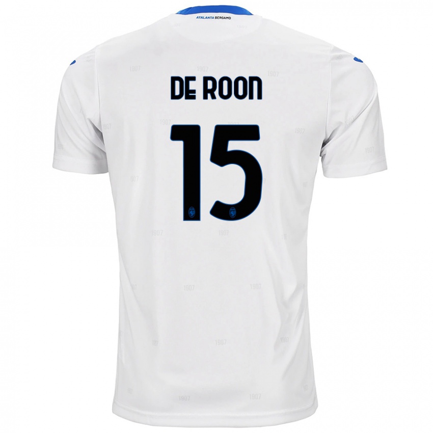 Hombre Camiseta Marten De Roon #15 Blanco 2ª Equipación 2024/25 La Camisa