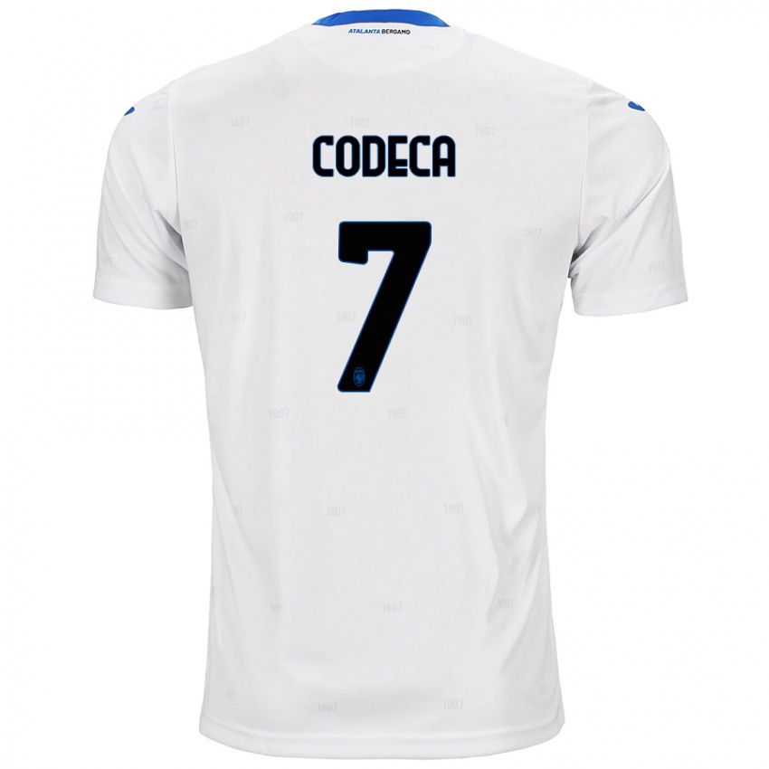 Hombre Camiseta Bianca Codeca #7 Blanco 2ª Equipación 2024/25 La Camisa