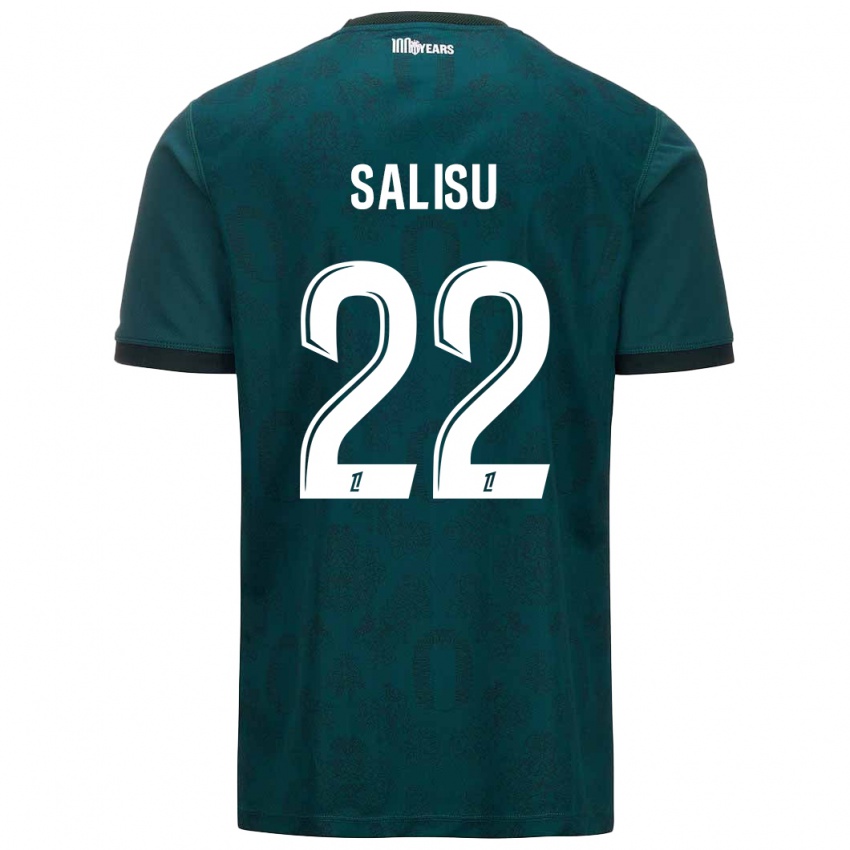 Hombre Camiseta Mohammed Salisu #22 Verde Oscuro 2ª Equipación 2024/25 La Camisa