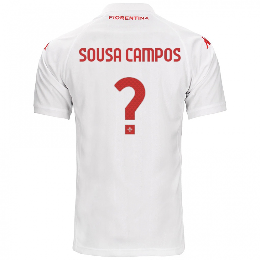 Hombre Camiseta Matteo Sousa Campos #0 Blanco 2ª Equipación 2024/25 La Camisa