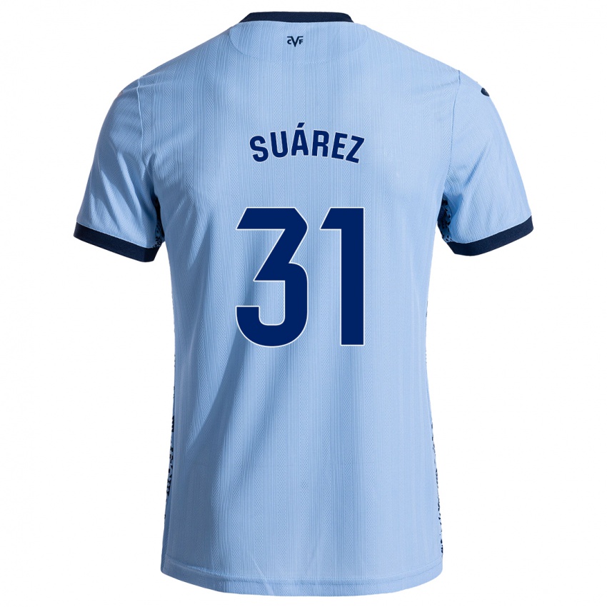 Hombre Camiseta Adri Suárez #31 Azul Cielo 2ª Equipación 2024/25 La Camisa