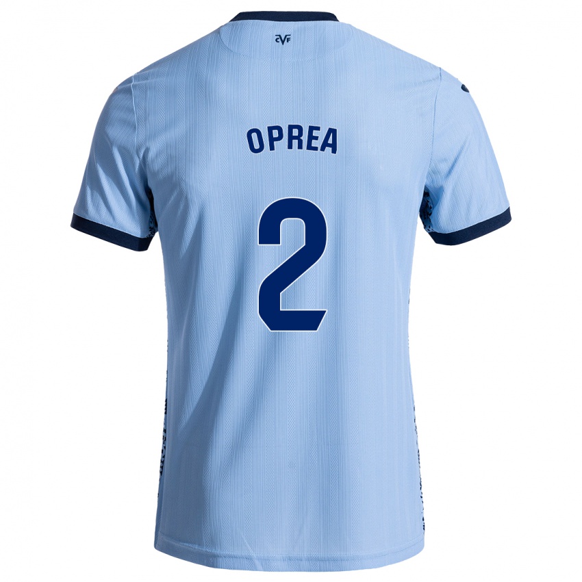 Hombre Camiseta Olivia Oprea #2 Azul Cielo 2ª Equipación 2024/25 La Camisa