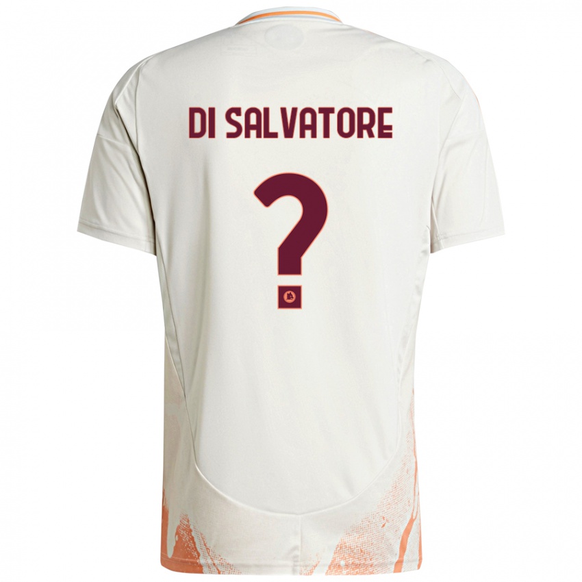 Hombre Camiseta Diego Di Salvatore #0 Crema Blanco Naranja 2ª Equipación 2024/25 La Camisa