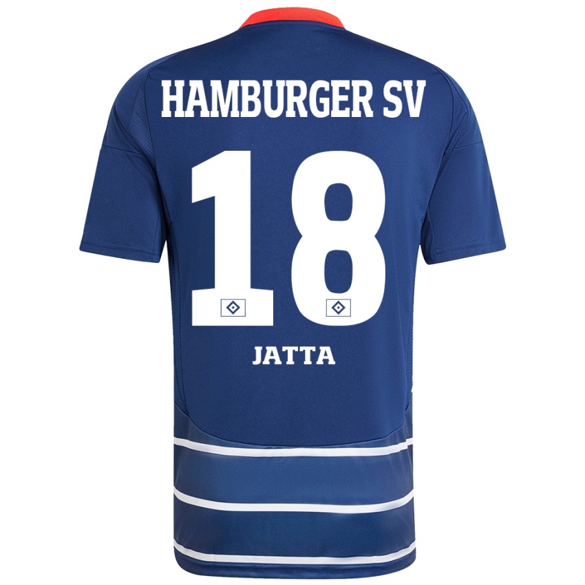 Hombre Camiseta Bakery Jatta #18 Azul Oscuro 2ª Equipación 2024/25 La Camisa