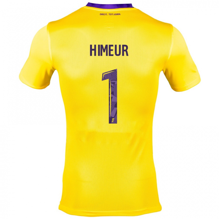 Hombre Camiseta Thomas Himeur #1 Amarillo Morado 2ª Equipación 2024/25 La Camisa