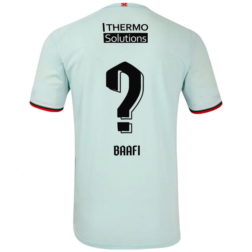 Hombre Camiseta Maximilian Baafi #0 Verde Claro 2ª Equipación 2024/25 La Camisa