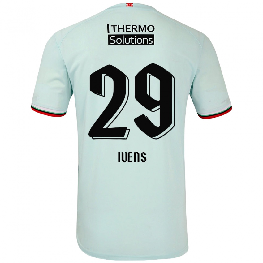 Hombre Camiseta Rose Ivens #29 Verde Claro 2ª Equipación 2024/25 La Camisa