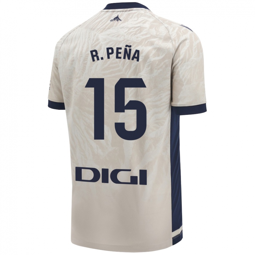 Hombre Camiseta Ruben Pena #15 Gris Claro 2ª Equipación 2024/25 La Camisa