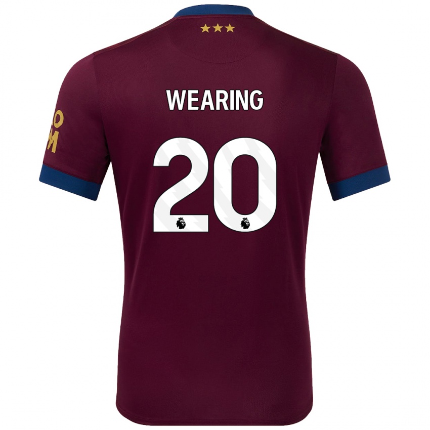 Hombre Camiseta Megan Wearing #20 Marrón 2ª Equipación 2024/25 La Camisa