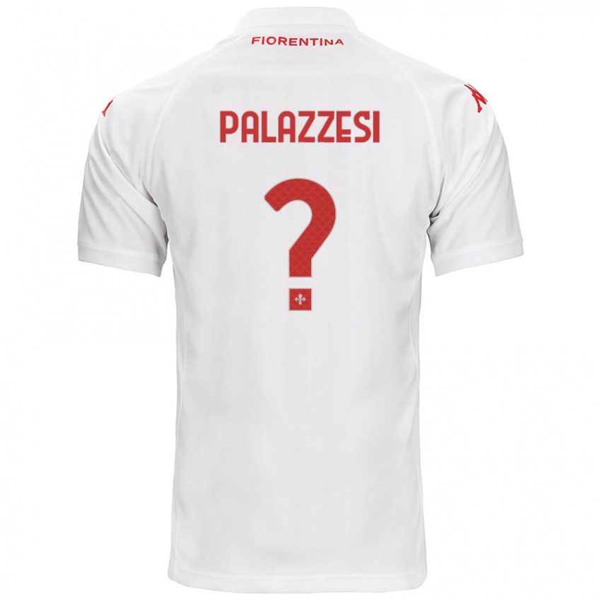 Mujer Camiseta Yuri Palazzesi #0 Blanco 2ª Equipación 2024/25 La Camisa