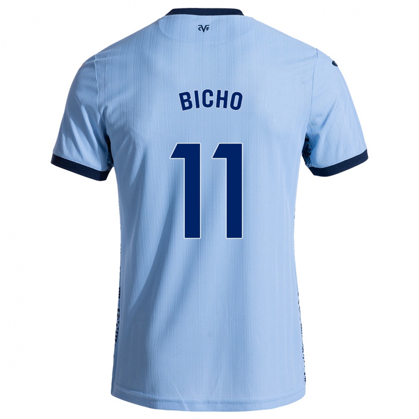 Mujer Camiseta Bicho #11 Azul Cielo 2ª Equipación 2024/25 La Camisa