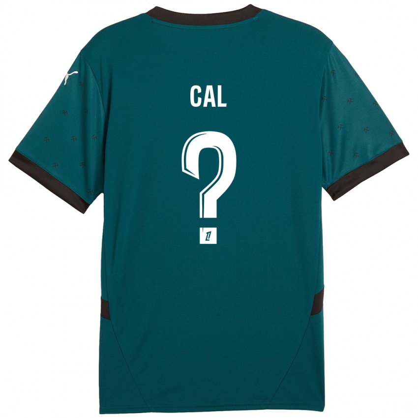 Mujer Camiseta Mathys Cal #0 Verde Oscuro 2ª Equipación 2024/25 La Camisa