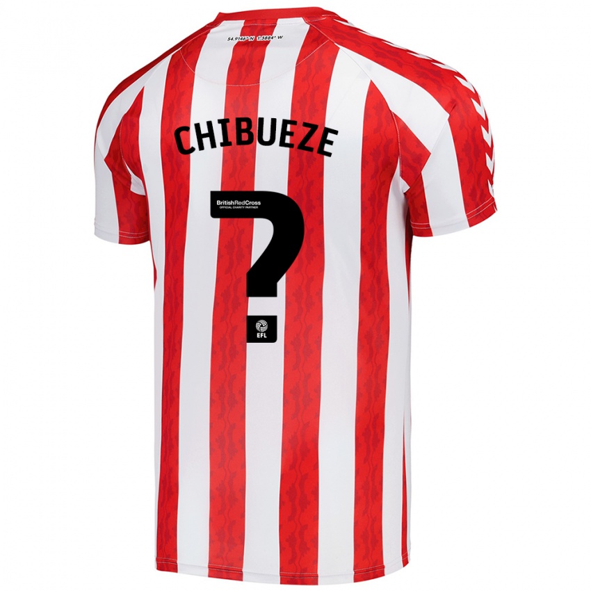 Niño Camiseta Kelechi Chibueze #0 Rojo Blanco 1ª Equipación 2024/25 La Camisa