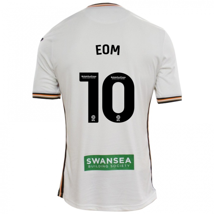 Niño Camiseta Ji-Sung Eom #10 Blanco 1ª Equipación 2024/25 La Camisa