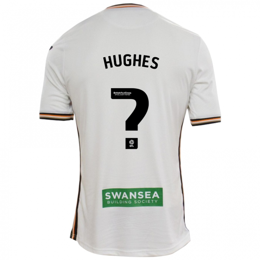 Niño Camiseta Ben Hughes #0 Blanco 1ª Equipación 2024/25 La Camisa