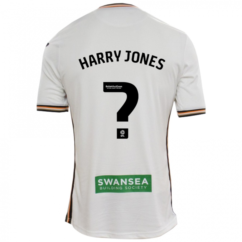 Niño Camiseta Harry Jones #0 Blanco 1ª Equipación 2024/25 La Camisa