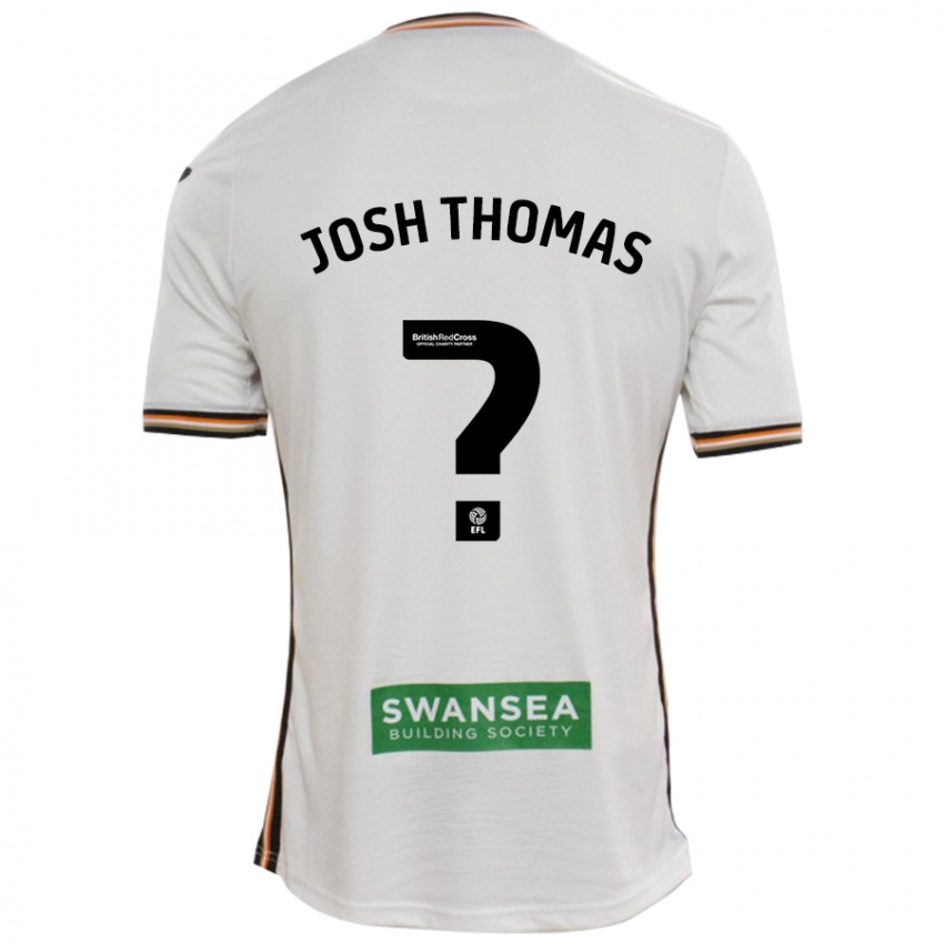 Niño Camiseta Josh Thomas #0 Blanco 1ª Equipación 2024/25 La Camisa