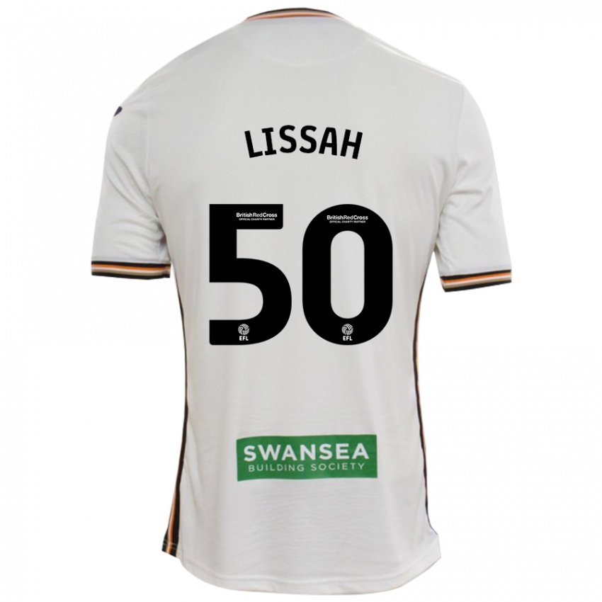 Niño Camiseta Filip Lissah #50 Blanco 1ª Equipación 2024/25 La Camisa