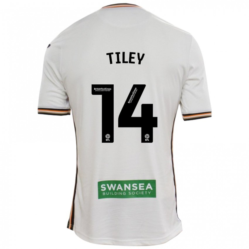 Niño Camiseta Chloe Tiley #14 Blanco 1ª Equipación 2024/25 La Camisa