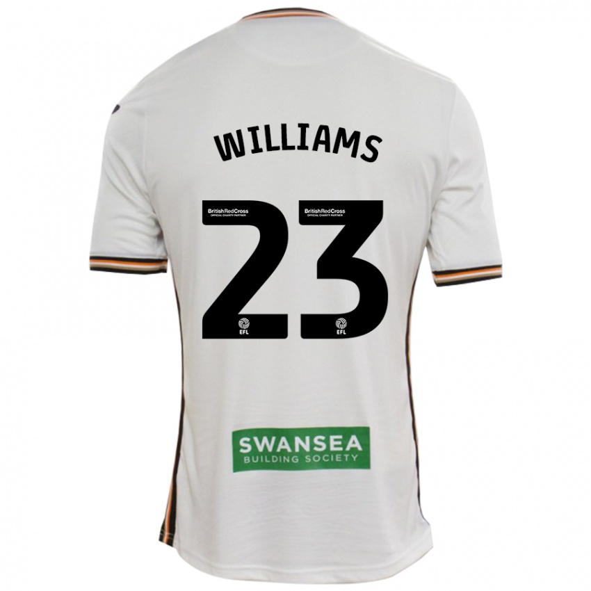 Niño Camiseta Jessica Williams #23 Blanco 1ª Equipación 2024/25 La Camisa