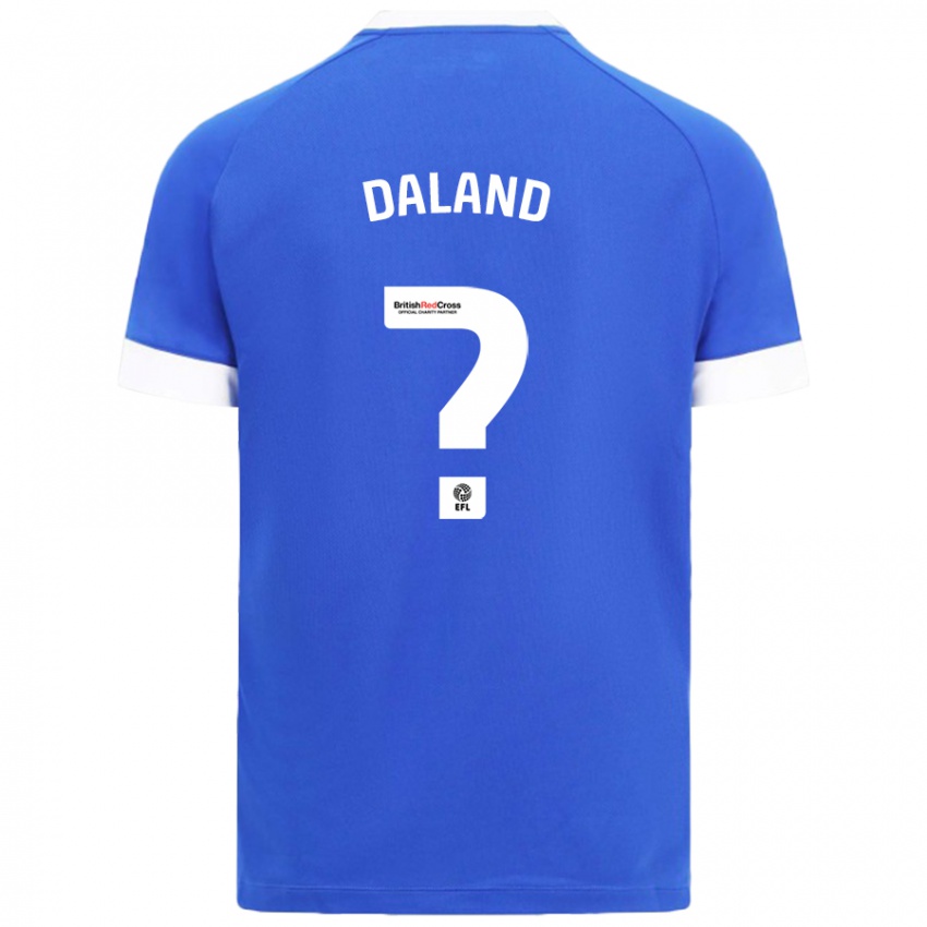 Niño Camiseta Jesper Daland #0 Azul Cielo 1ª Equipación 2024/25 La Camisa