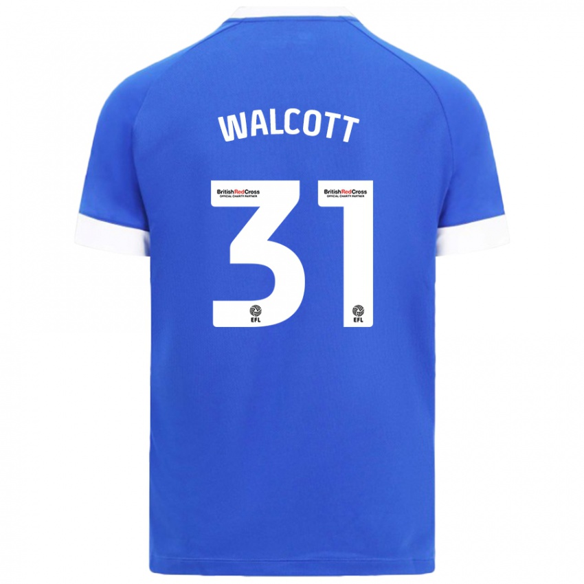 Niño Camiseta Malachi Fagan Walcott #31 Azul Cielo 1ª Equipación 2024/25 La Camisa