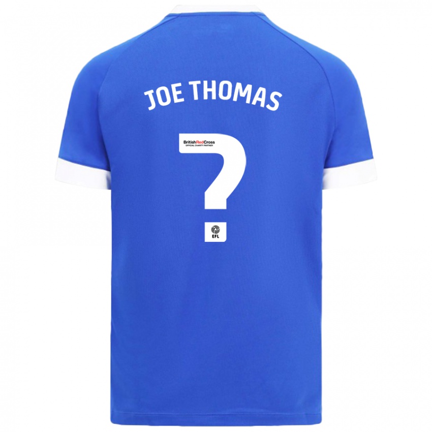 Niño Camiseta Joe Thomas #0 Azul Cielo 1ª Equipación 2024/25 La Camisa