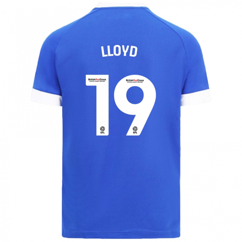 Niño Camiseta Madison Lloyd #19 Azul Cielo 1ª Equipación 2024/25 La Camisa