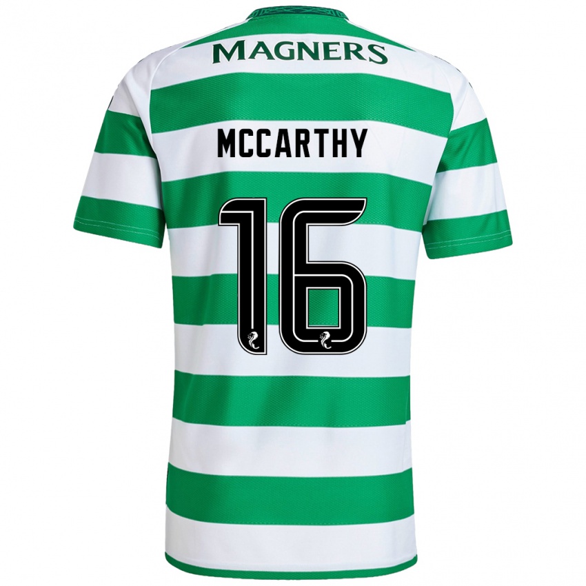 Niño Camiseta James Mccarthy #16 Verde Blanco 1ª Equipación 2024/25 La Camisa