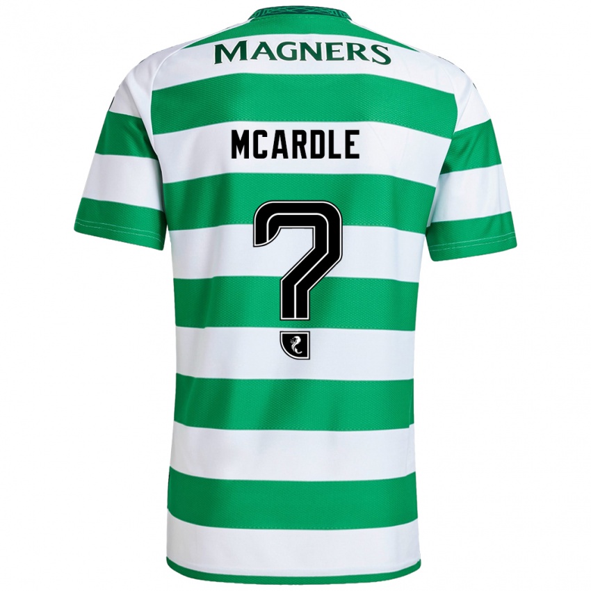 Niño Camiseta Sean Mcardle #0 Verde Blanco 1ª Equipación 2024/25 La Camisa